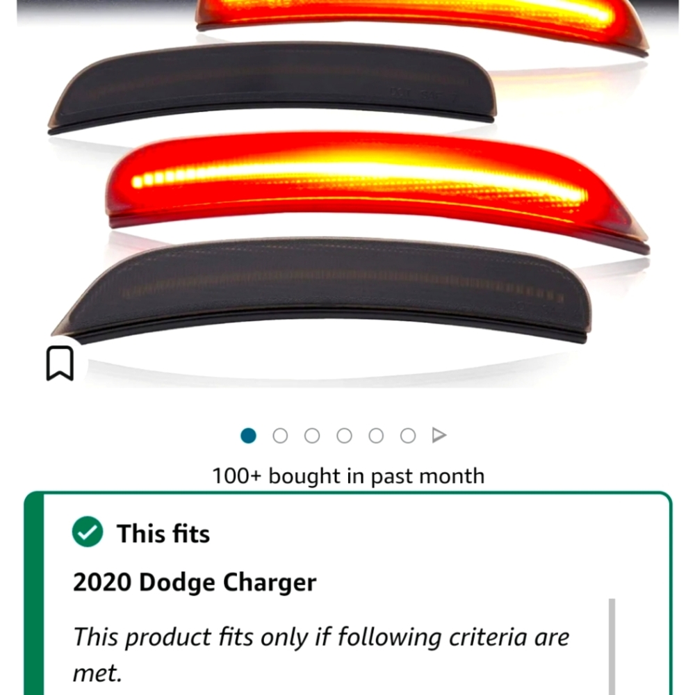 TEMSONE Charger Side Marker Lights